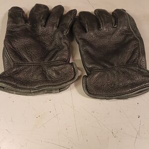 3M Thinsulate Dark Gray Leather Gloves